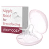 Momcozy Contact Nipple Shields, 100% Food-Grade Silicone for Breastfeeding Difficulties, Ultra-Thin & Super-Soft, Made Without BPA/BPS, Include Carry Case (24mm)