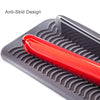 Ryke Kukkri SmellRose Hair Iron Mat & Pouch, Professional Heat Resistant Mat for Flat Iron and Curling Iron, Portable Travel Silicone Hair Straightener Mat and Cover for Hair Styling Tools 120v