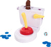 Mattel Games Flushin' Frenzy Kids Game, Family Game with Toilet & Plunger, Grab the Flying Poop for 2-4 Players