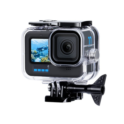 SEASKY Dive Waterproof Protector Case Housing for Gopro Hero 12/11/10/9 Black Action Camera Accessories Diving Depth 60M/196FT Underwater Protective Case