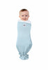 The Ollie Swaddle - Helps to Reduce The Moro (Startle) Reflex - Made from a Custom Designed Moisture-Wicking Material (Sky)