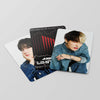 Baosai 55PCS ATEEZ Lomo Cards ATEEZ Merchandise Photocards With Box Double-Sided Lomo(Black)