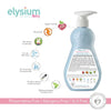 ELYSIUM ECO WORLD Organic Baby Shampoo and Body Wash for Baby Bath Tear Free Shampoo Vegan Body Wash for Newborn Non Toxic Natural Hypoallergenic with Aloe Vera & Vitamin B5 13.5 Fl oz