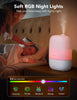 GoveeLife Smart Humidifiers for Bedroom, 3L Top Fill Cool Mist Humidifiers with Essential Oil Diffuser, Humidity Control, WiFi Air Humidifier with Night Light, for Baby, Plants, Home, Work with Alexa