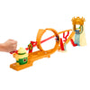 Hot Wheels The Super Mario Bros. Movie Track Set, Jungle Kingdom Raceway Playset with Mario Die-Cast Toy Car