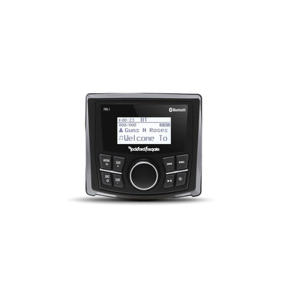 Rockford Fosgate Punch Marine PMX-1 Digital Media Receiver with 2.3