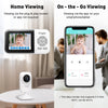 Simyke Upgrade Video Baby Monitor with 2 Cameras and Audio 2.8