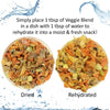 Veggie Blend - Healthy Natural Mixed Dried Vegetable Treat - Sweet Potatoes, Carrots, Peas - for Degus, Chinchillas, Sugar Gliders, Hedgehogs, Guinea Pigs & Small Pets (8 Ounce (Pack of 1))