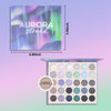 Apooliy Eyeshadow Palette 30 Pigmented Matte Shimmer Eye Shadow Makeup Palette Glitter Long Lasting Waterproof