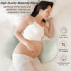 Pregnancy Pillows for Sleeping-Removable and Adjustable Double Wedge Pregnancy Pillow-Maternity Pillow for Pregnant Women Supporting Back, Waist & Belly (Probiotics Green)