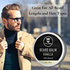 Beard Balm for Men - Leave in Beard Conditioner - Scented Beard Styling Balm Made with Natural & Organic Beard Butter, Argan & Jojoba Beard Oils - Styles, Strengthens & Softens Beards and Mustaches by Striking Viking (Vanilla, 2 Ounce (Pack of 1))