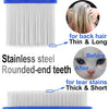 Flea Comb for Dogs, 6 Pcs Lice Combs, Cat Combs with Durable Teeth for Removing Tear Stains, Fleas, Dandruff by MoHern