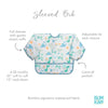 Bumkins Sleeved Bib Baby Bib, Toddler Bib, Smock, Waterproof Fabric, Fits Ages 6-24 Months.