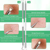 5PCS Blackhead Remover Comedone Extractor, Curved Blackhead Tweezers Kit, Professional Stainless Pimple Acne Blemish Removal Tools Kit