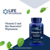 life extension vitamin c & bio-quercetin phytosome - vitamin c plus ultra-absorbable quercetin for immune support - gluten-free, non-gmo, vegetarian - 250 vegetarian tablets (expiry -9/30/2024)