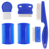 Flea Comb for Dogs, 6 Pcs Lice Combs, Cat Combs with Durable Teeth for Removing Tear Stains, Fleas, Dandruff by MoHern