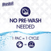 Amazon Brand - Presto! Triple Action Dishwasher Pacs, Fresh Scent, 70 Count