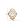 Fossil Women's Virginia Quartz Stainless Steel Three-Hand Watch, Color: Rose Gold Glitz (Model: ES3284)