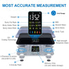 Scales for Body Weight and Fat, Lescale Large Display Weight Scale, High Accurate Body Fat Scale Digital Bluetooth Bathroom Scale for BMI Heart Rate, 15 Body Composition Analyzer Sync with Fitness App