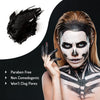 MANIC PANIC Black Raven Body & Face Paint Make-up - Full Coverage Black Face Paint & Black Body Makeup for Halloween & Everyday Use - Use as Makeup Base or Eyeliner - Set with Powder to Last All Day