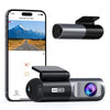 4K WiFi 2160P Dash Camera for Cars, Cam Front Recorder with App, 24 Hours Parking Mode, G-Sensor, Night Vision, Loop Recording, Support 256GB Max