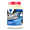 ghost whey protein powder, oreo - 2lb tub, 25g of protein - cookies & cream flavored isolate, concentrate & hydrolyzed whey protein blend - post workout shakes