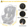 YOREPEK Car Seat Travel Bag for Airplane, Padded Car Seats Backpack, Large Carseat Carrier Bag, Airport Gate Check Bag, Infant Seat Travel Bag with Shoulder Strap, Travel Car Seat Cover, Black