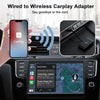 Wireless CarPlay Adapter,Wireless Carplay usb Dongle,Plug & Play 5GHz WiFi Online Update,Low Latency,Easy to Install,Support Newest iOS 16