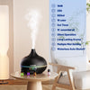 Essential Oil Diffuser Gift Set,Top 10 Pure Essential Oils,550ml Diffuser & Diffuser Humidifier with 4 Timer &Auto Shut-Off for & 15 Ambient Light Settings