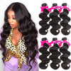 Beauty Princess Brazilian Hair Body Wave 3 Bundles 16 18 20inchs 10A Human Hair Weave Bundles Natural color