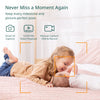 Pixsee Smart Video Baby Monitor, Full HD Camera and Audio with Night Vision, Cry Detection, Temperature Humidity Sensors, 2 Way Talk, Encrypted Wireless WiFi for Phone App, Supports Alexa