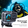 SEASKY Dive Waterproof Protector Case Housing for Gopro Hero 12/11/10/9 Black Action Camera Accessories Diving Depth 60M/196FT Underwater Protective Case