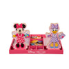 Melissa & Doug Disney Minnie Mouse and Daisy Duck Magnetic Dress-Up Wooden Doll Pretend Play Set (40+ pcs) - Toys, Dress Up Dolls For Preschoolers And Kids Ages 3+