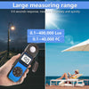 HOLDPEAK 881D Illuminance Light Meter, Digital Lux Foot Candles Meter 0.1~400,000 Lux (0.1~40,000 FC) with 270º Rotatable Detector, Lumen Meter Luxmeter for Plants LED Lights Indoor Outdoor