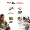 Petkin Pet Wipes for Dogs and Cats, Oatmeal, 100 Wipes (Large) for Dogs and Cats - Soothes Itchy Dry Skin and Cleans Ears, Face, Butt, Body and Eye Area - Idea for Home and Travel