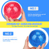 2 Pieces Maze Ball 3D Maze Puzzle Brain Teasers Games Gravity 3D Maze Ball 4 Inches Puzzle Toy Maze Puzzle Cube Ball Sphere Educational Toys for Students Teens Adults(Red, Blue)