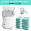 6 Pack Adult Diaper Disposal Liners Refills Compatible with Janibell Akord 280 Slim Adult Diaper Disposal System and Akord Slim Incontinence Disposal System(NOT Compatible with 330 pails)