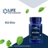 life extension b12 elite - 1000mcg vitamin b12 supplement for energy metabolism, brain and nerve health - non-gmo, vegetarian, gluten-free - dissolvable and chewable 60 lozenges (expiry -6/30/2025)