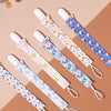 Babeine Floral Pacifier Clips, 6 Pack Pacifier Holder Clips for Boys and Girls Fits for Most Pacifiers Brands, Teether Toys and Gift (Flower)