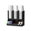 Mind Reader Cup and Condiment Station, Countertop Organizer, Coffee Bar, Kitchen, Stirrers, 13