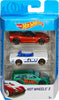 Hot Wheels 3 Car Pack, Multipack of 3 Hot Wheels Vehicles, Instant Starter Set, Collection of 1:64 Scale Toy Sports Cars, Rolling Wheels, For Kids 3 Years & Up