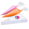 Riccle Disposable Piping Bags 16 Inch - 100 Anti Burst Pastry Icing Bags for Cream Frosting, Cakes and Cookies Decoration