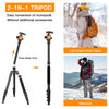 Tripod for Camera, 82 inches Camera Tripod Heavy Duty, Aluminum DSLR Tripod & Monopod, Tall Lightweight Travel Tripod, Professional Camera Stand Tripod for Spotting Scope Telescope Binoculars