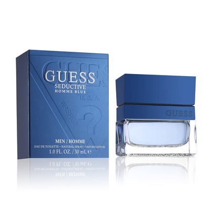 GUESS Seductive Blue Eau de Toilette for Men, 1 Fl Oz