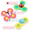 suction cup spinner toys for 1 year old boy, spinning top baby toys 12-18 months, first christmas birthday baby gifts for 1 year old girl, travel sensory toys for toddlers 1-3