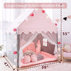 Kids Play Tent with Mat, Kids Tent Indoor Castle Tent for Girl, Toddlers Playhouse Tent Princess Tent Toy House Gift