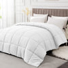 MATBEBY Queen Size Comforter Duvet Insert - All Season White Quilted Down Alternative Bedding Comforter with Corner Tabs - Winter Summer Fluffy Soft - Machine Washable