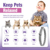 Calming Collar for Cats 4 Pack Calming Cat Collars Anxiety Relief Stress Pheromone Collar for Cats Comfort Cat Calm Collars Adjustable Soother Cats Calming Collars Lasts 30 Days Cats Calming Collar