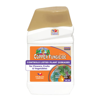 Bonide Captain Jack Copper Fungicide 16 oz Concentrated Plant Disease Control Solution for Organic Gardening