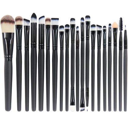 EmaxDesign 20 Pieces Makeup Brush Set Professional Face Eye Shadow Eyeliner Foundation Blush Lip Makeup Brushes Powder Liquid Cream Cosmetics Blending Brush Tool